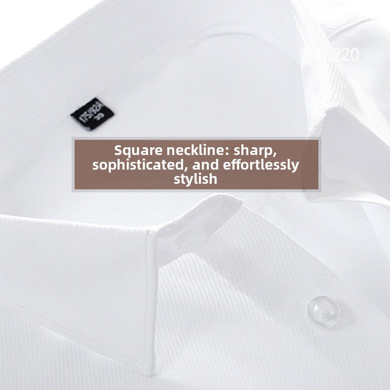 Long-sleeved solid-color men's shirt Colouronova