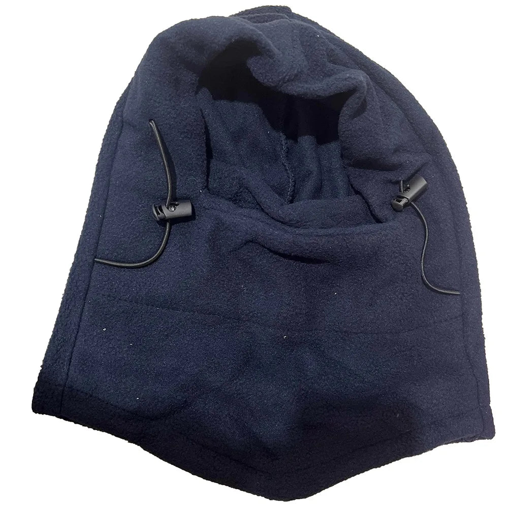 Winter Collar Hat Bonnet Hat Ear Protection Fleece Skullies Outdoor Women Winter Cap Pullover Cap Hooded Hat Beanies Hat - Colouronova