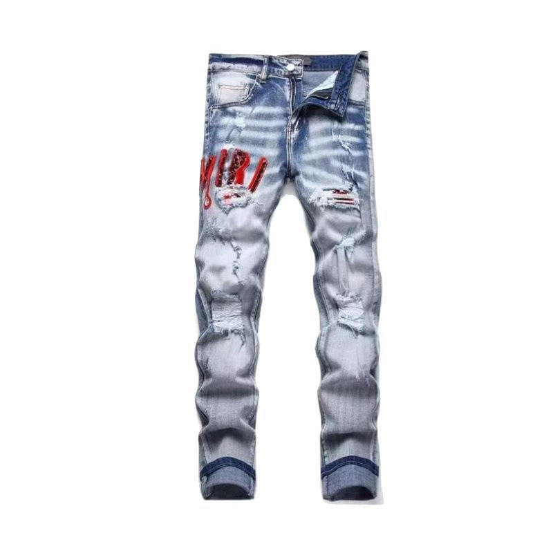 mens cotton jeans Colouronova