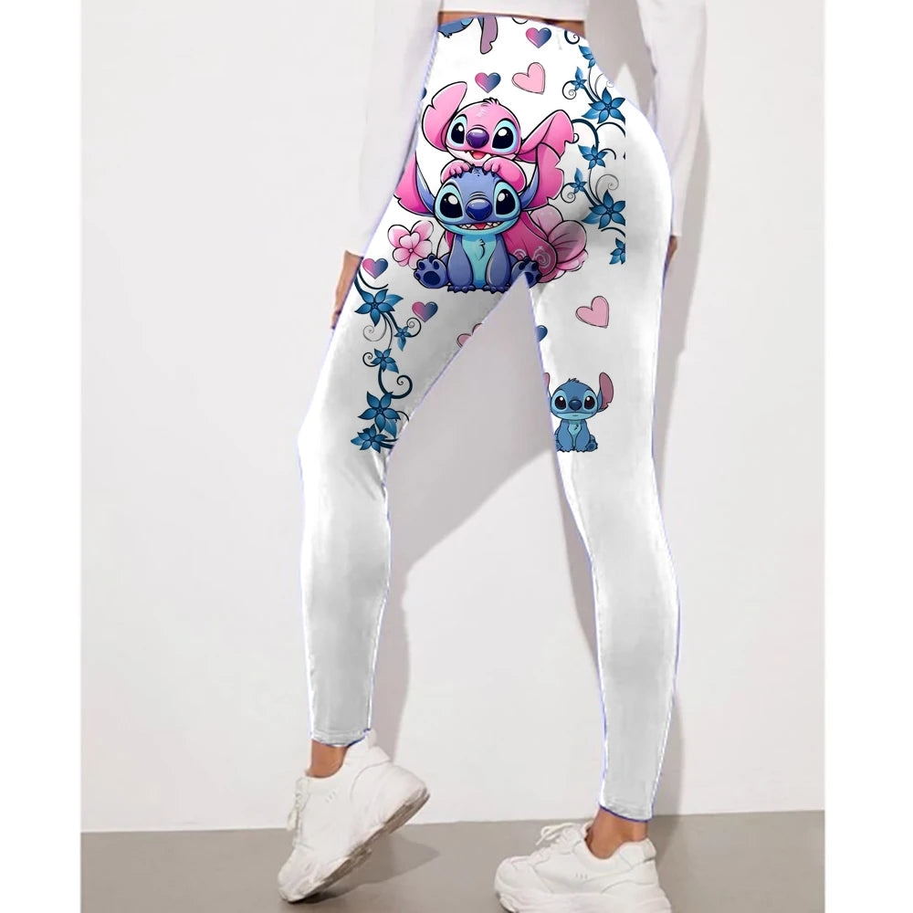 Christmas Stitch printed fitness leggings women's gym running yoga pants sportswear push ups jogging leggings - Colouronova