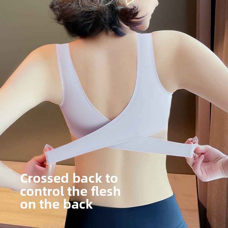 Wire-Free Sports Bra with Push-Up