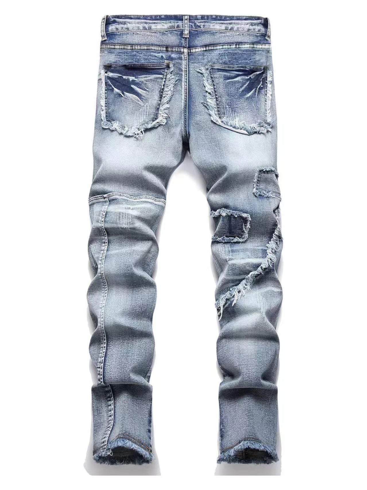 Mens Denim Trousers Colouronova
