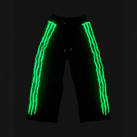 Hip-hop Streetwear Loose Pants with Paw Design Colouronova