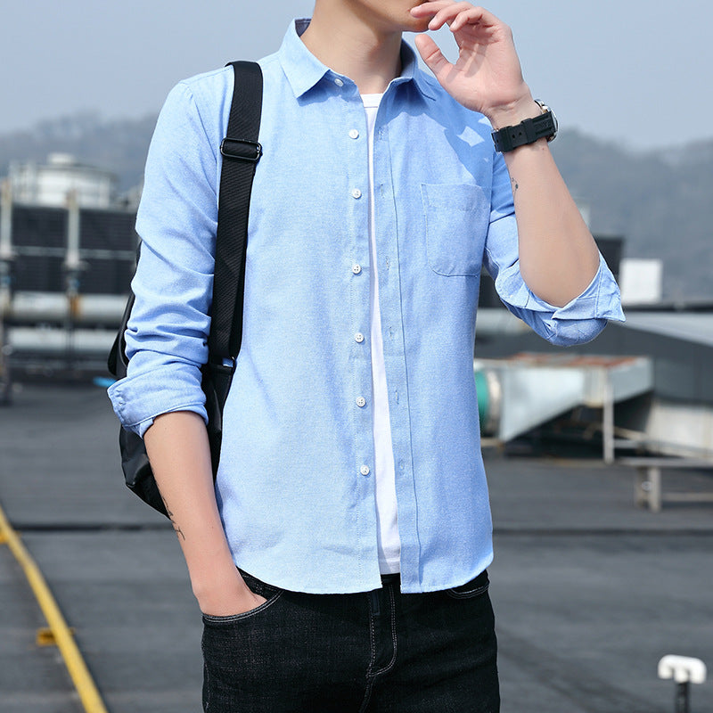 Long-sleeved dress shirt formal attire Colouronova