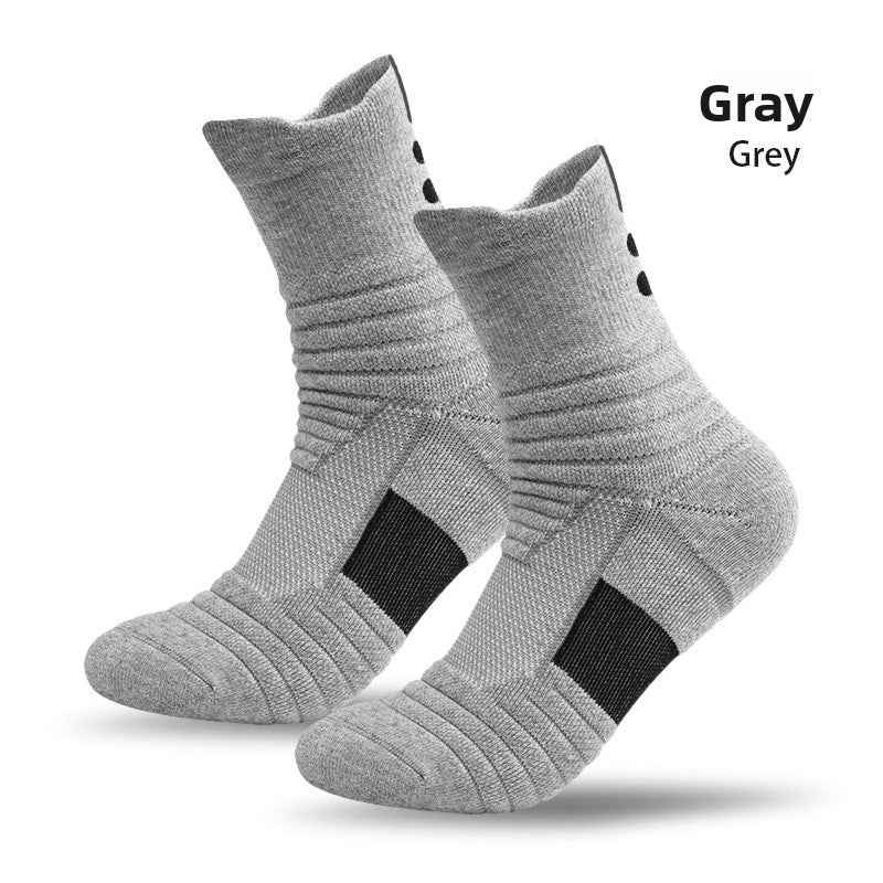 Breathable Mid-Tube Sports Socks for Men