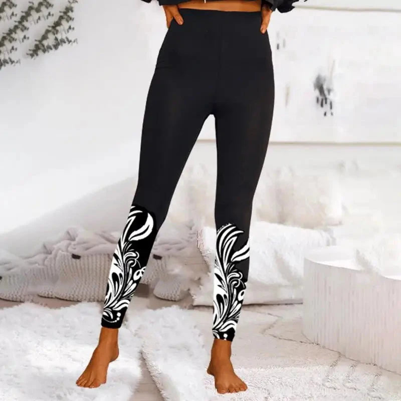 Cute Cats Printed Long Socks Harajuku Leggings Y2K Style Role Playing Socks Fashion Casual Female Leggings Colouronova