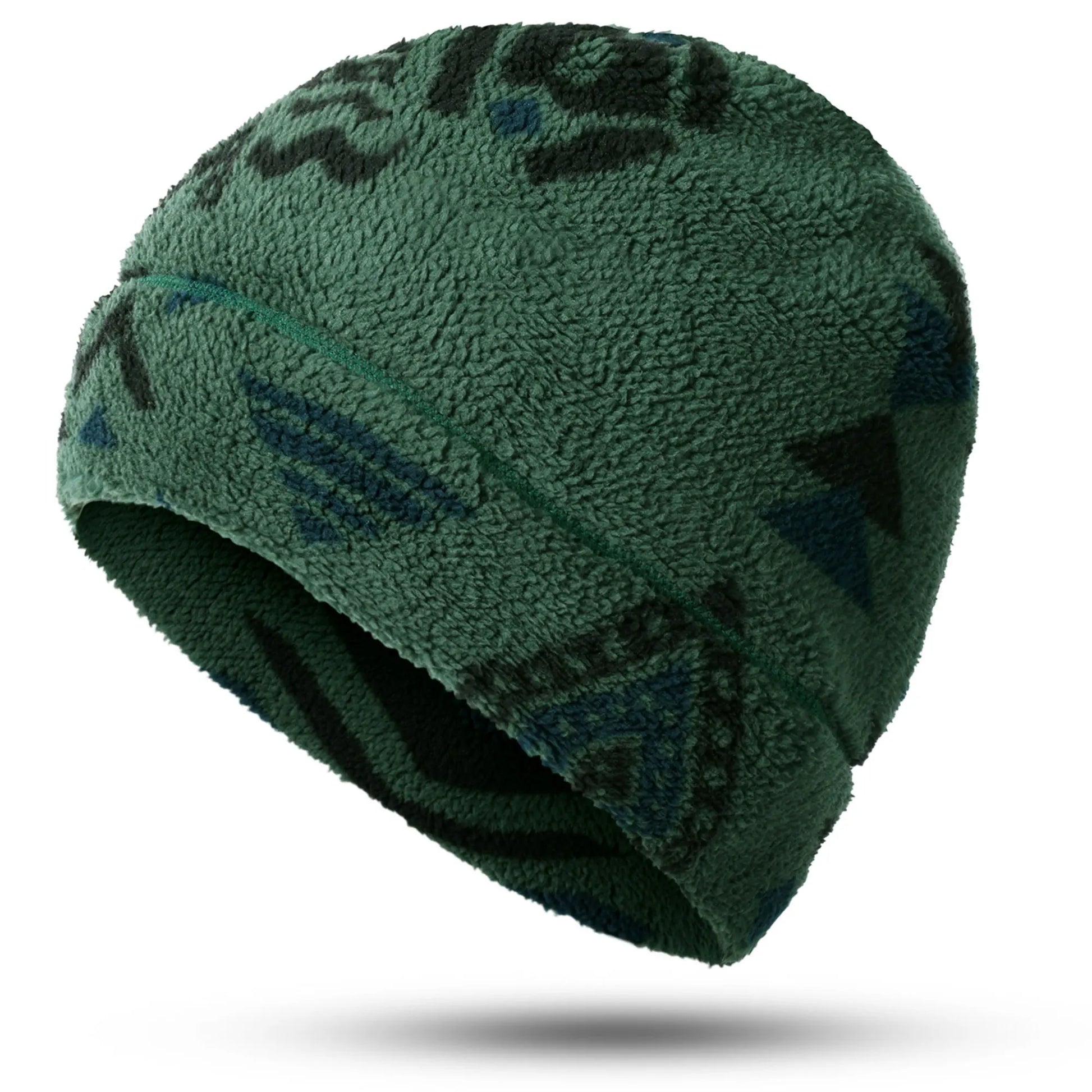 Cold Weather Running Caps Winter Thermal Plush Beanies Windproof Ski Soft Skull Cap Sports Cycling Hiking Camping Slouchy Hats - Colouronova