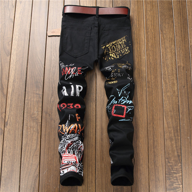 Mens Denim Trousers Colouronova