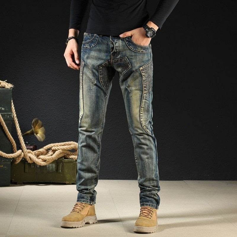 Retro and nostalgic jeans Colouronova