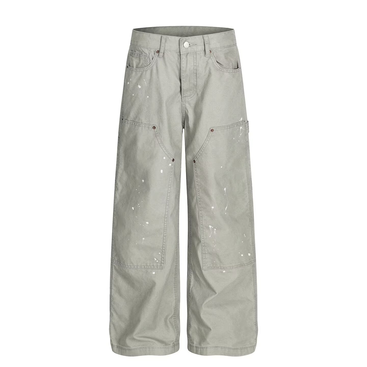 Retro Camouflage Denim Pants Colouronova