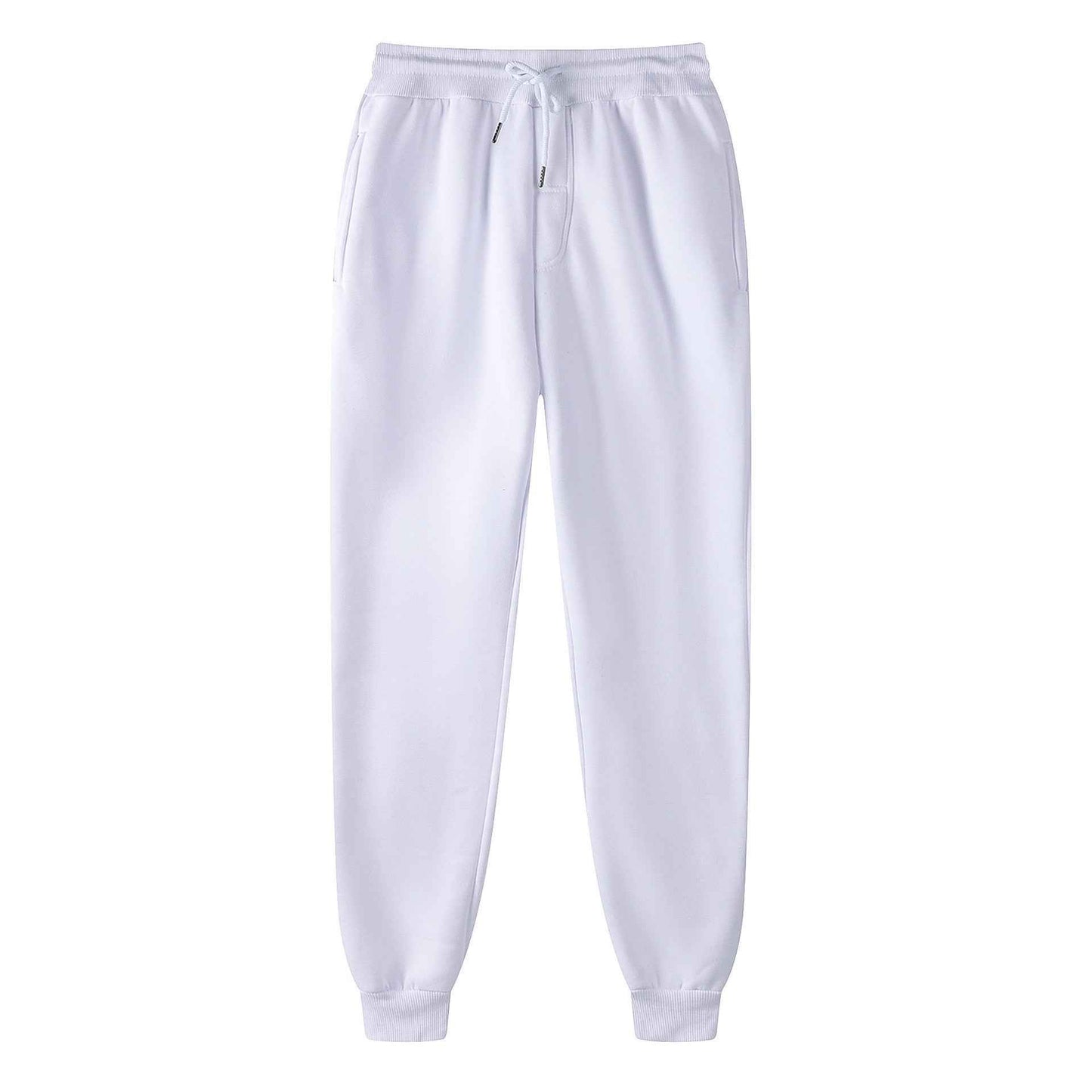 Fleece Lined Sweatpants with Elastic Waist