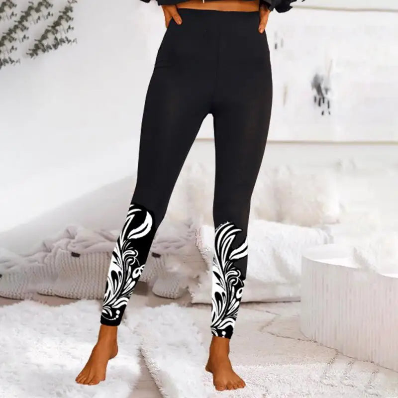 Cute Cats Printed Long Socks Harajuku Leggings Y2K Style Role Playing Socks Fashion Casual Female Leggings - Colouronova