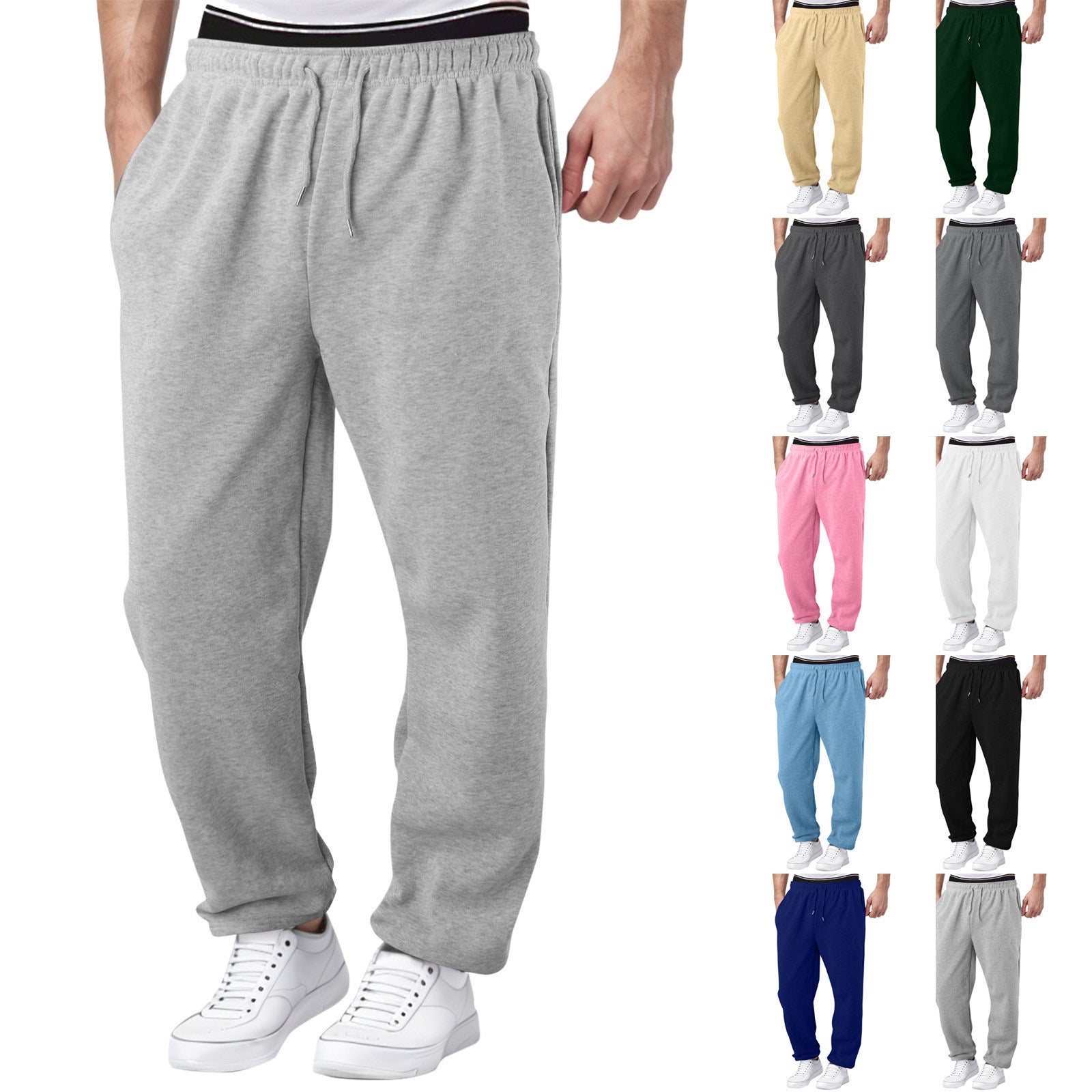 Men's Straight-Leg Sweatpants Colouronova