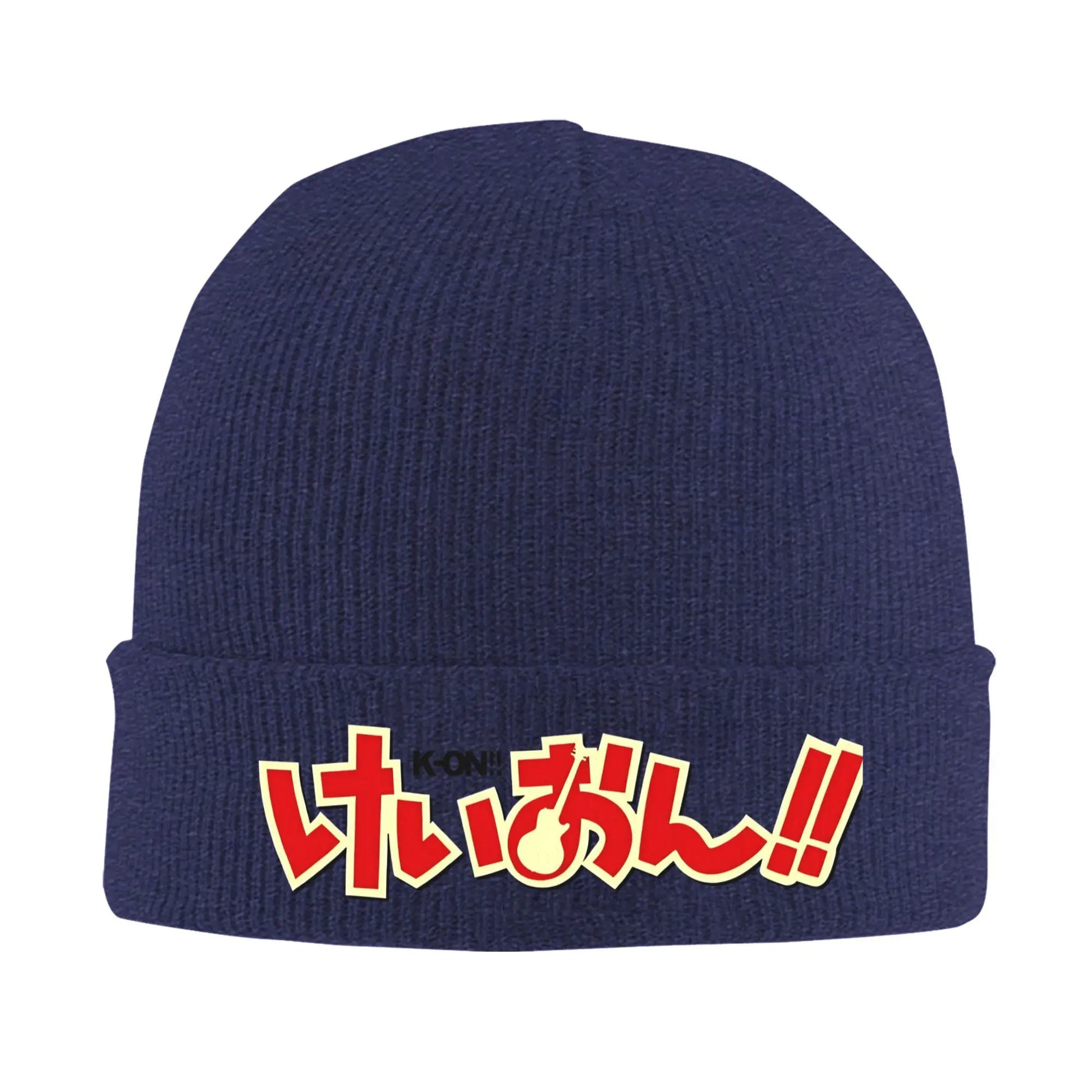 K-on logo Knitted Caps Women's Men's Skullies Beanies Autumn Winter Hats Acrylic  Warm Melon Cap - Colouronova