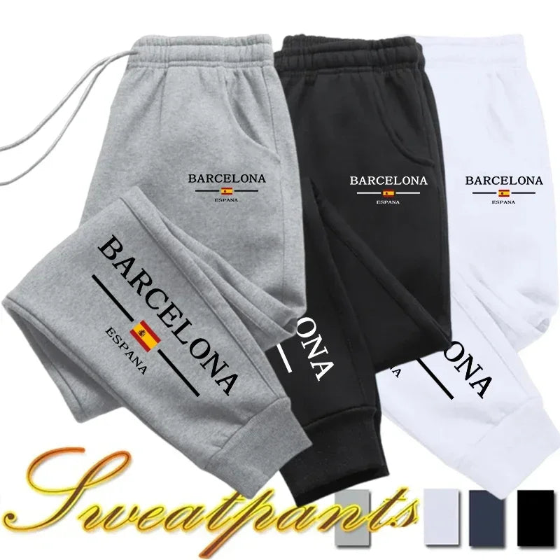 Hot Sales Autumn Winter Quality Casual Men's Sweatpants Tracksuit Trousers Daily Fashion Print Versatile Pants Comfortable Sport - Colouronova