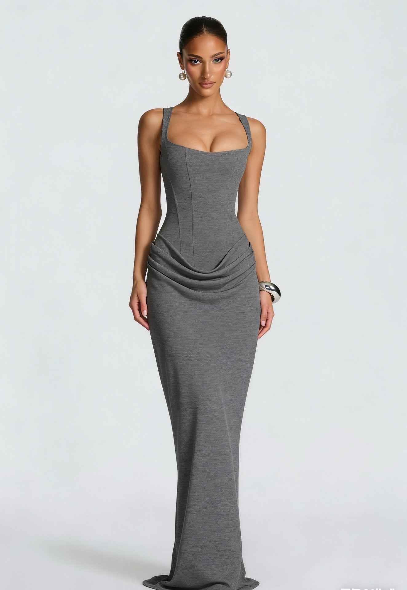 Slim Fit Spaghetti Strap Bodycon Dress