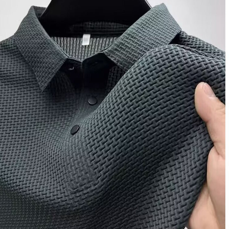 Mens Ice Silk Polo Shirt Colouronova