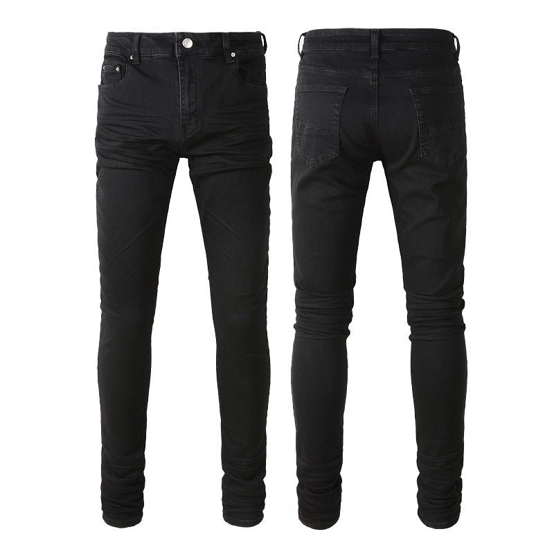 High Street ripped patch jeans Colouronova