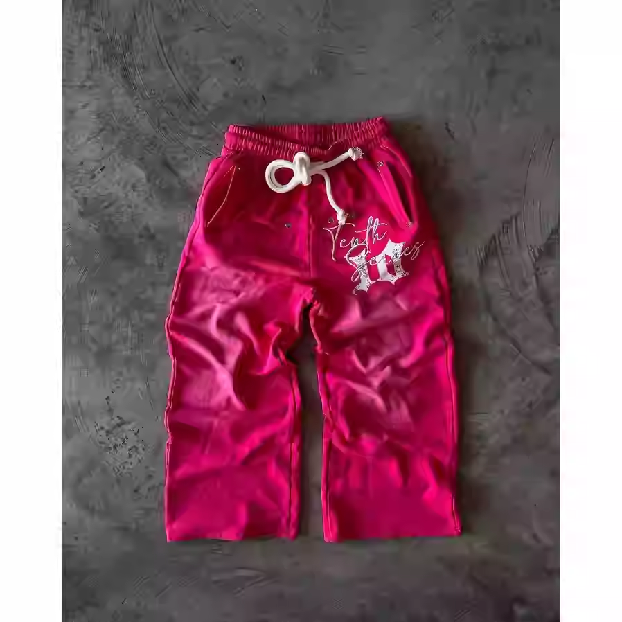 Letter Embroidered Sweatpants Colouronova