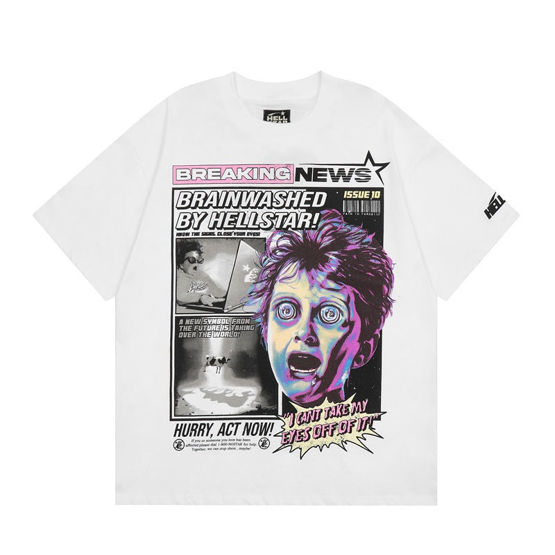 Retro Star Digital T-shirt Colouronova