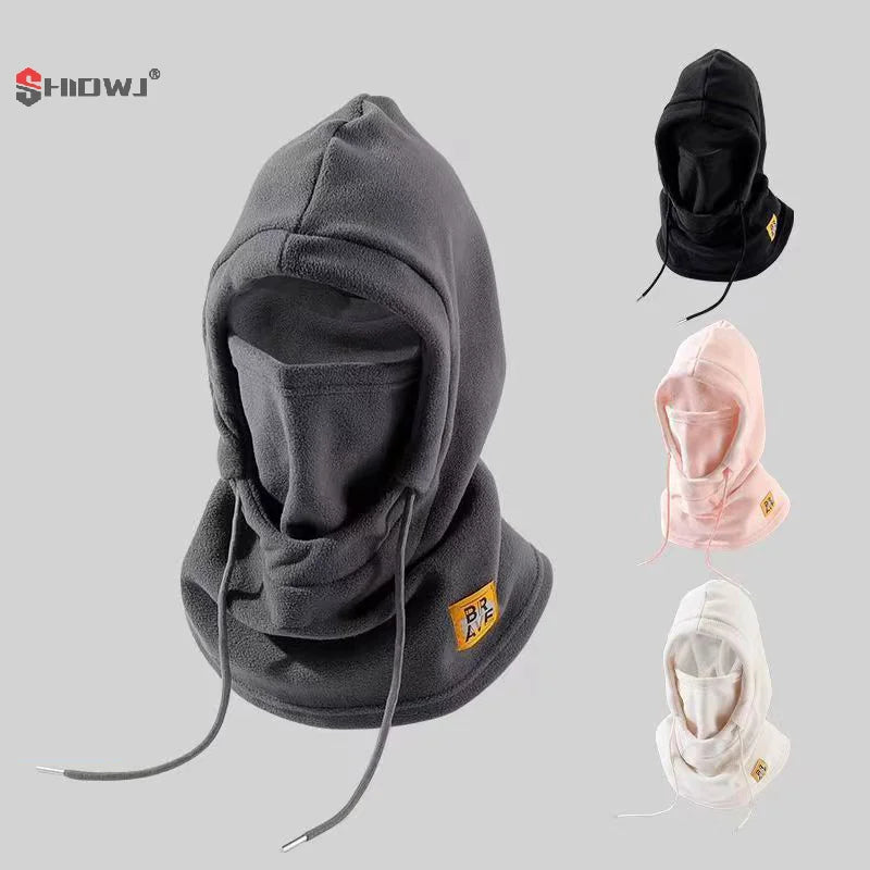 1Pcs Winter Warm Hat Beanies W/ Mask Neck Warmer 4-in-1 Windproof Balaclava For Men Women Cycling Cold Weather Protection Cap - Colouronova