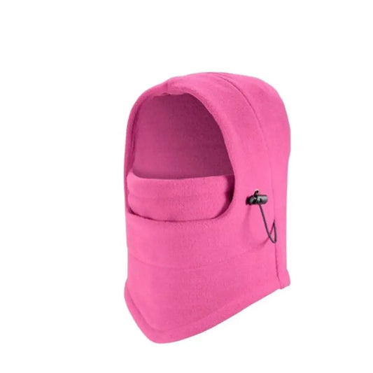 Winter Collar Hat Bonnet Hat Ear Protection Fleece Skullies Outdoor Women Winter Cap Pullover Cap Hooded Hat Beanies Hat - Colouronova
