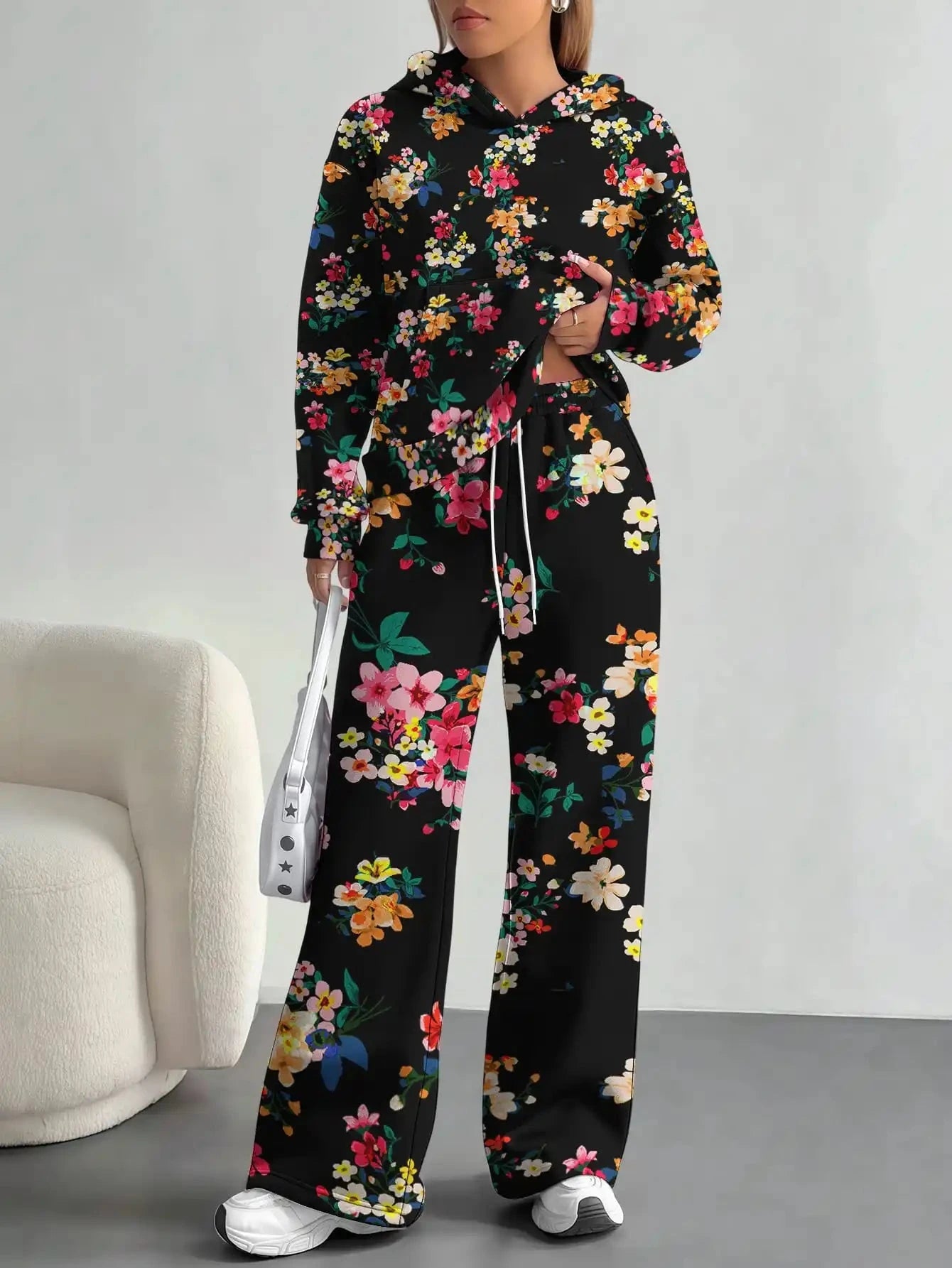 Retro ethnic style foreign trade 2025 floral pattern new hot style autumn and winter new fashion casual European and American Colouronova