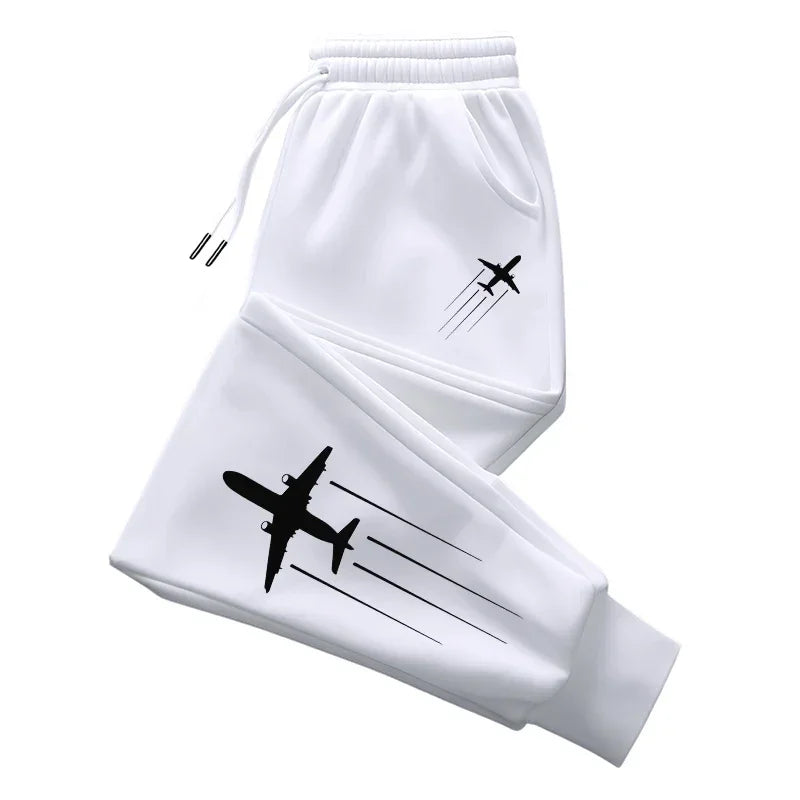 Quality Men's Trousers Casual Hot Sale Autumn Winter Printing Versatile Drawstring Gym Jogging Soft Sport Sweatpants Streets Man - Colouronova