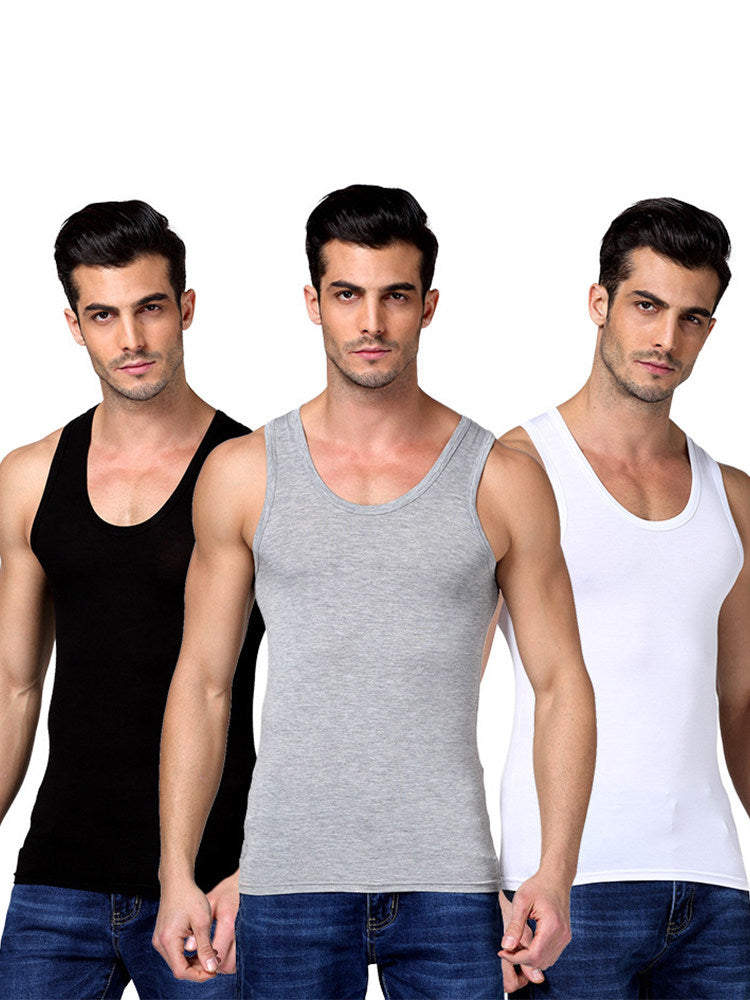 Pure cotton men's vest Colouronova