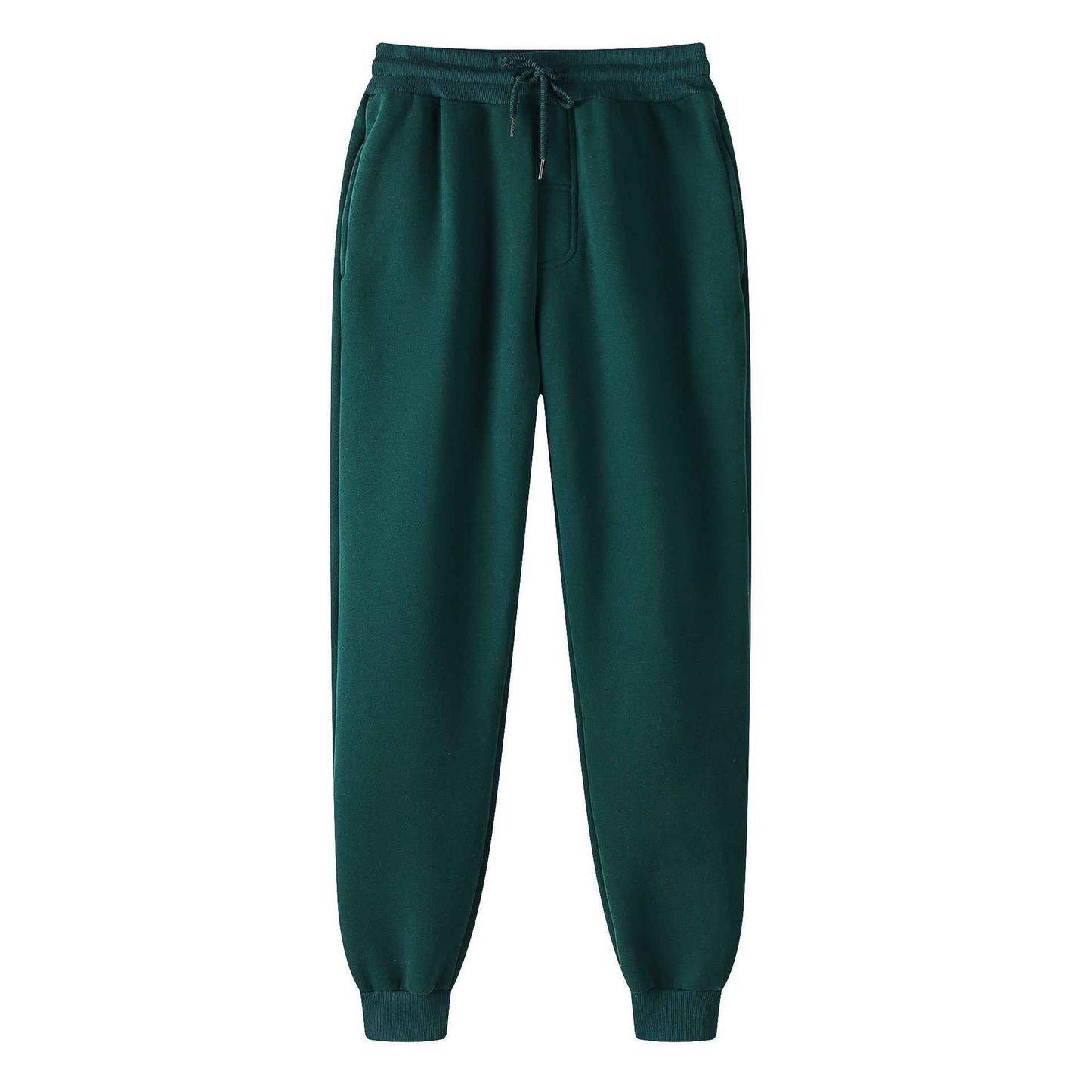 Fleece Lined Sweatpants with Elastic Waist