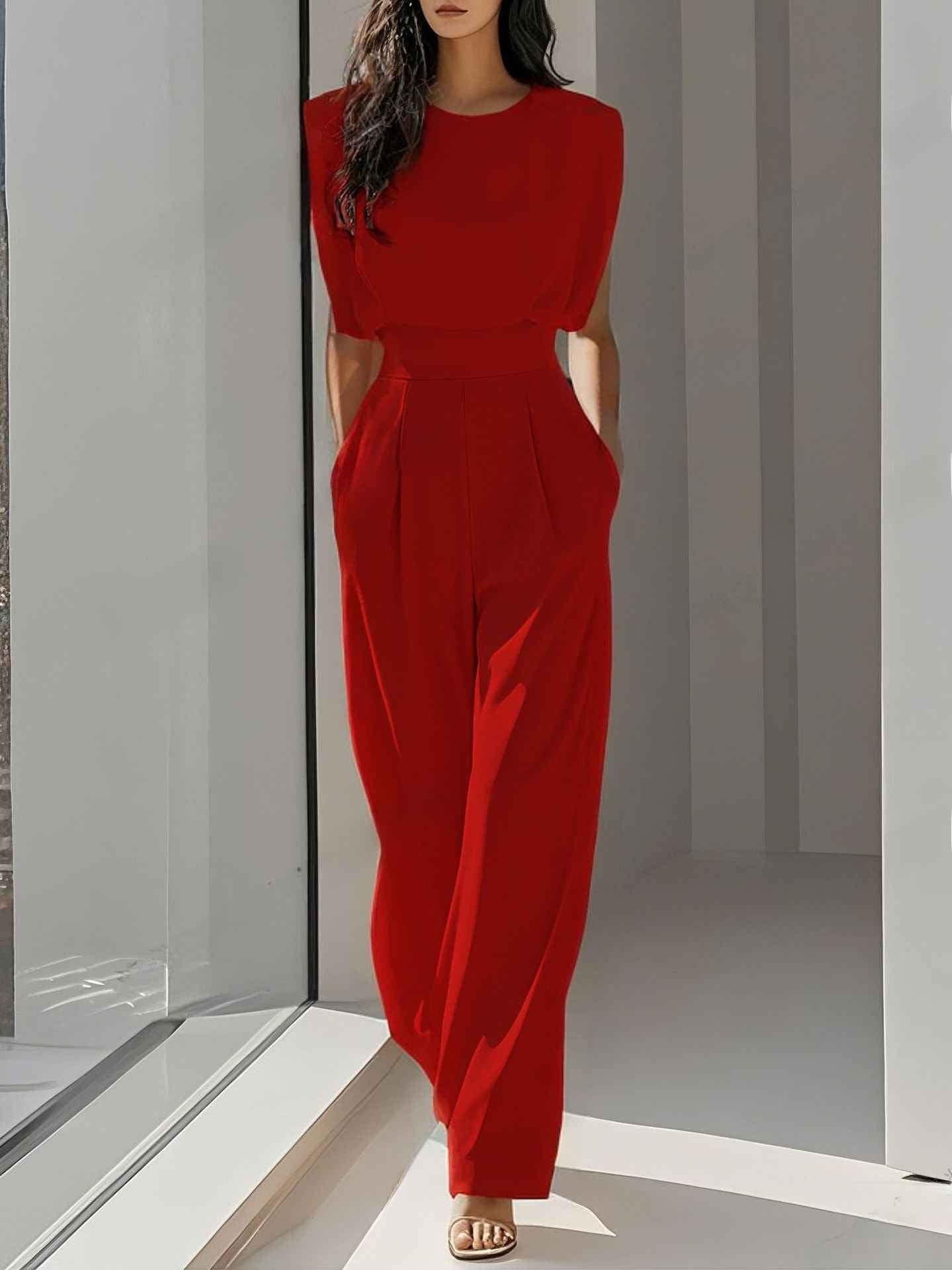Women's Elegant Sleeveless Jumpsuit