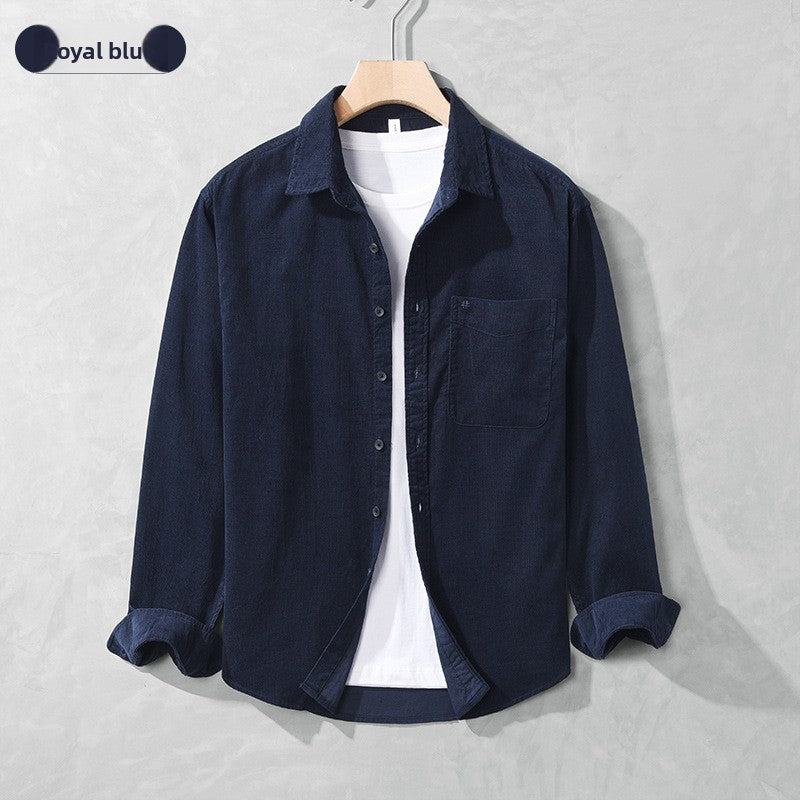 Men's Cotton Corduroy Shirt Jacket Colouronova
