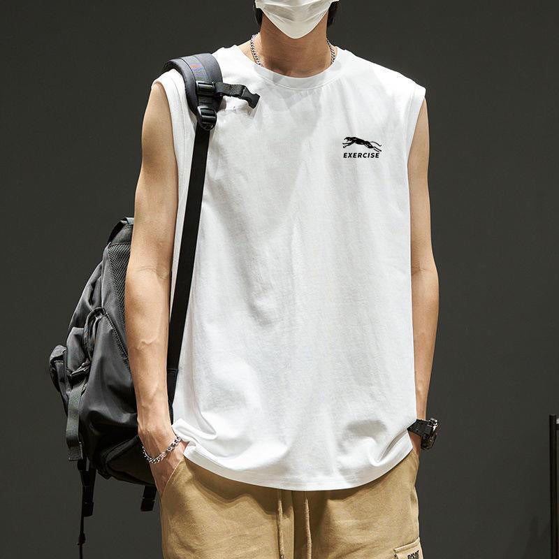 Men's Quick-Dry Sleeveless T-Shirt Loose Fit Workout Top Colouronova