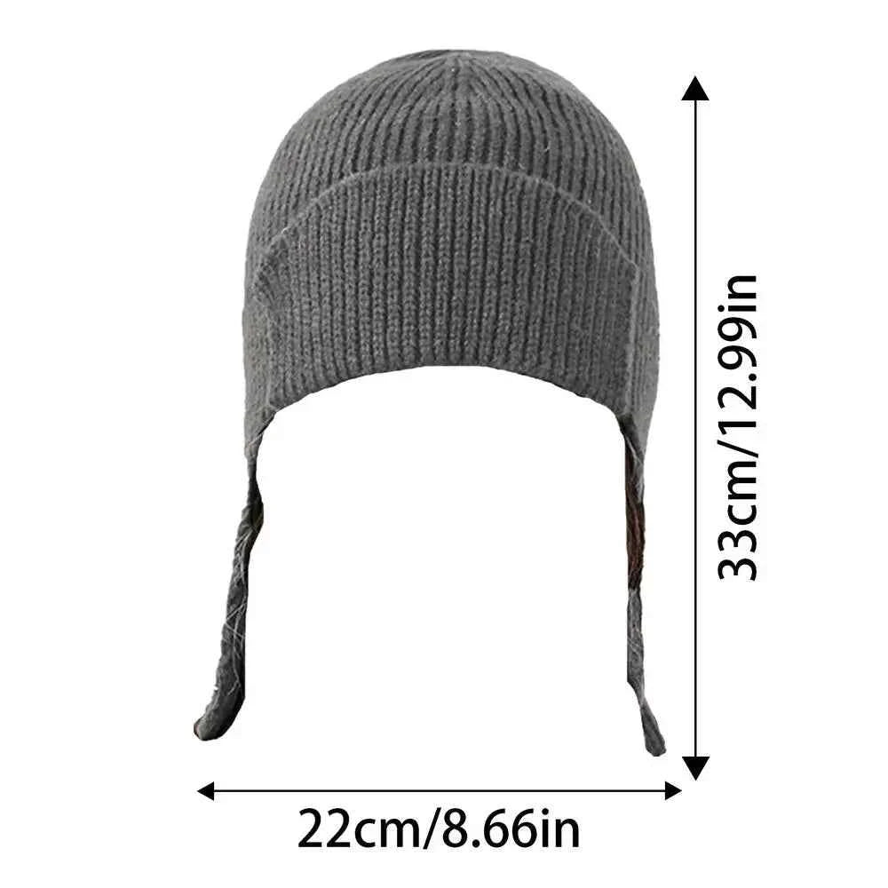 Winter Hat And Gloves Set For Women Elastic Women Knit Hats Women Winter Gloves Knit Beanie Hats Trendy Winter Knit Hats