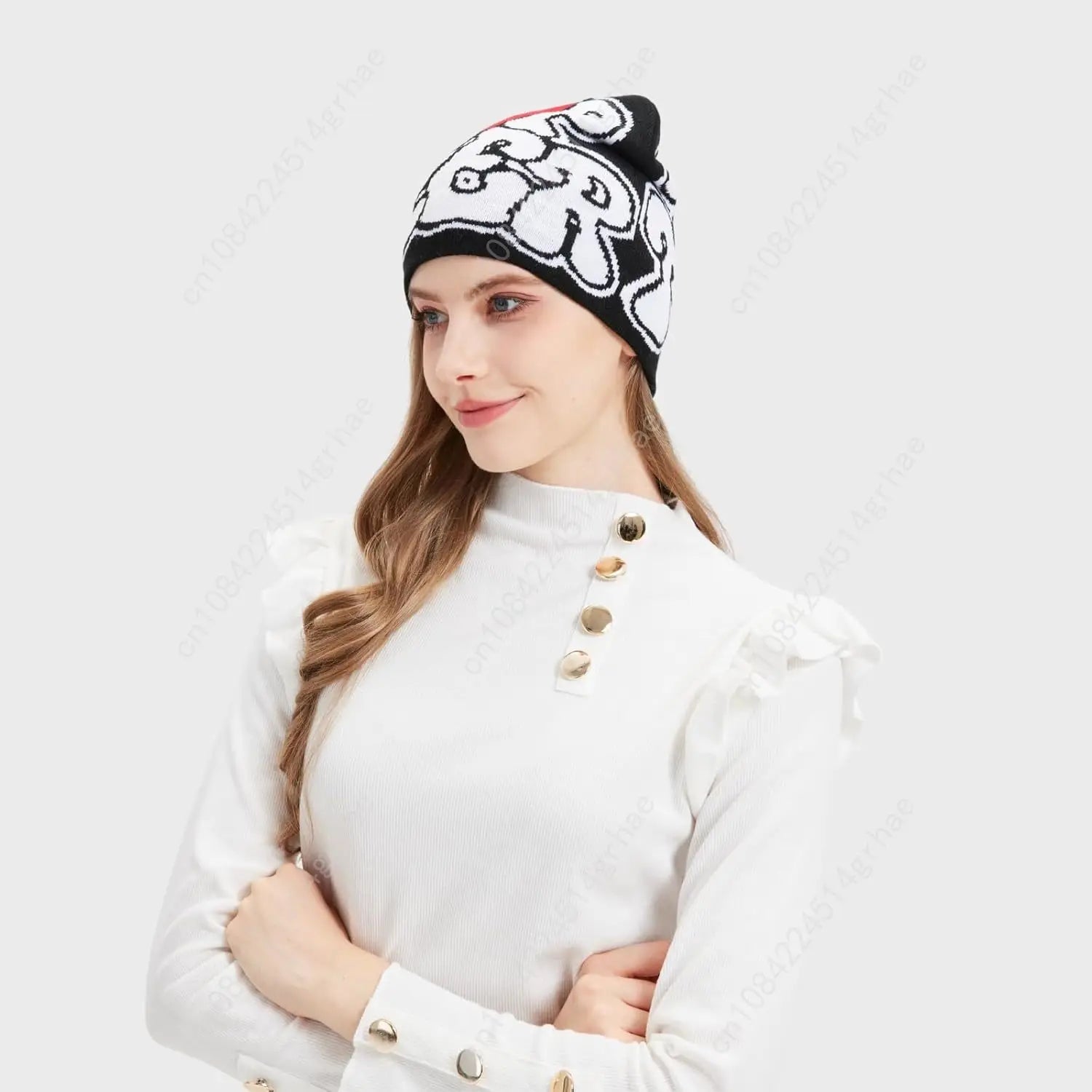Y2K Beanie Hat for Men & Women Trendy Soft Stretchable Winter Cap, Warm Comfortable Cold Weather Knit Accessory - Colouronova