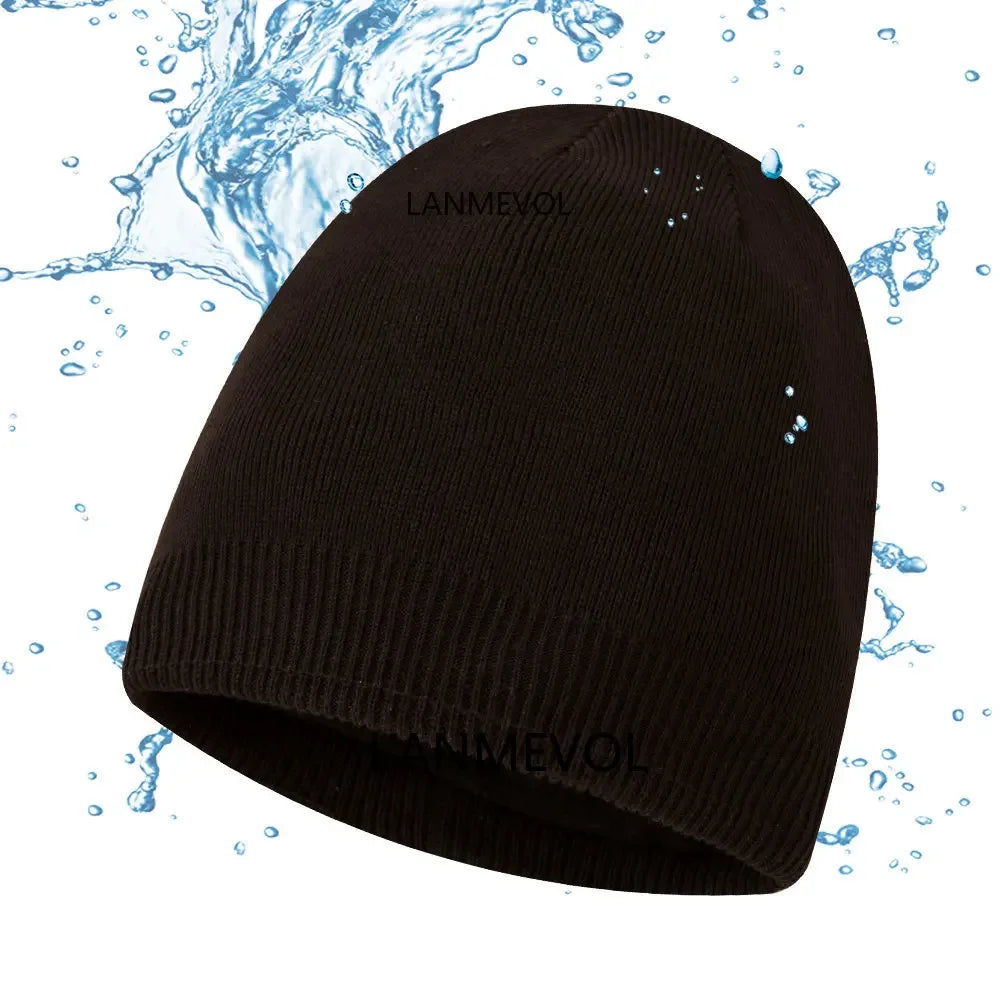 Waterproof Beanie Sport Men Running Women Outdoor Waterproof Warm Hat Winter Snow  Sports Hiking Cycling Climbing Waterproof Hat - Colouronova