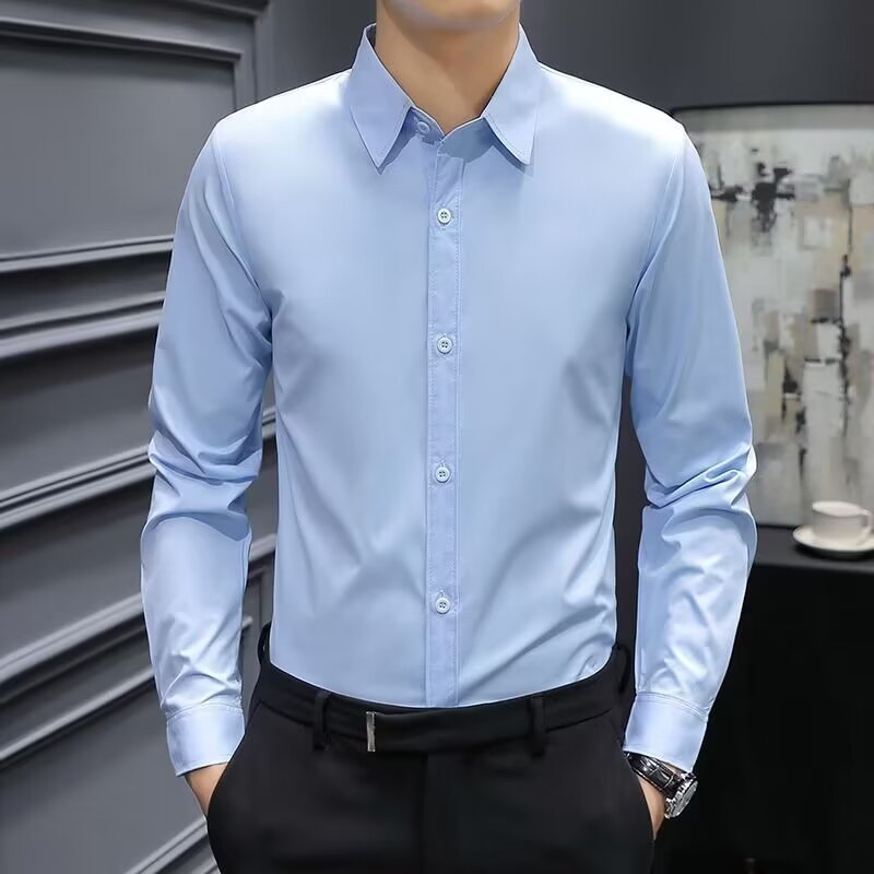 Men's long-sleeved formal dress shirt Colouronova