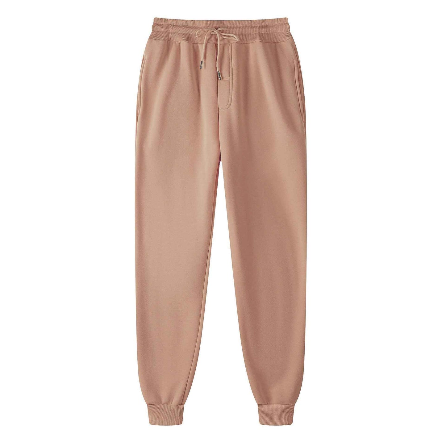 Fleece Lined Sweatpants with Elastic Waist