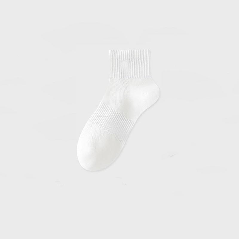 Breathable solid-colored cotton stockings Colouronova