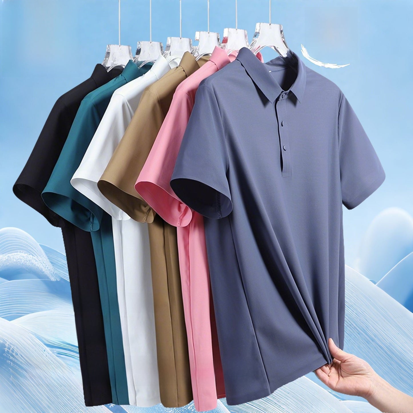 Seamless Ice Silk T-Shirt Colouronova