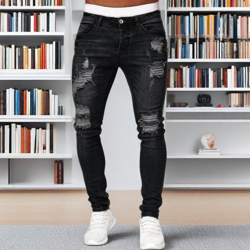 Mens Denim Trousers Colouronova