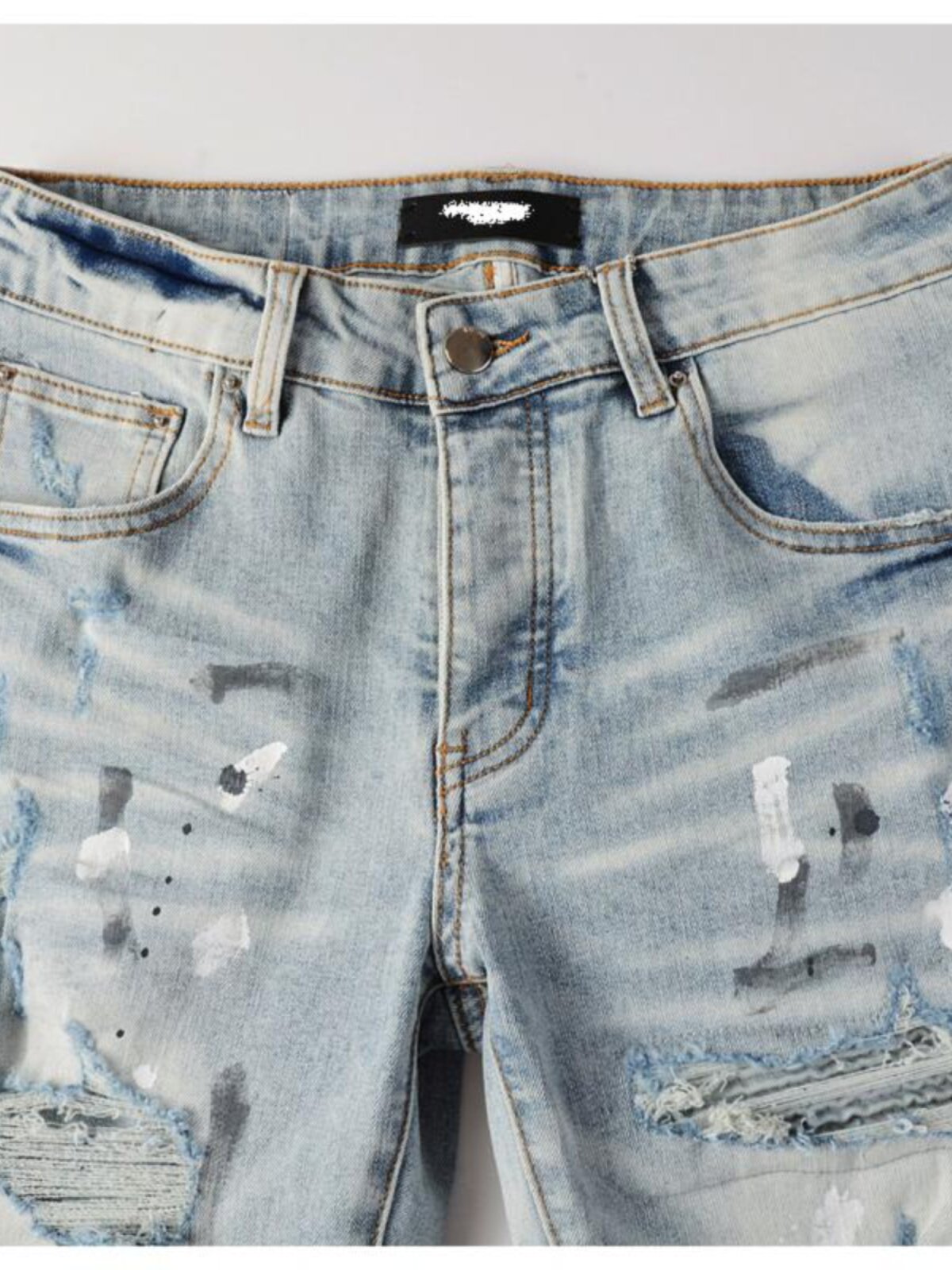 Mens Denim Trousers Colouronova