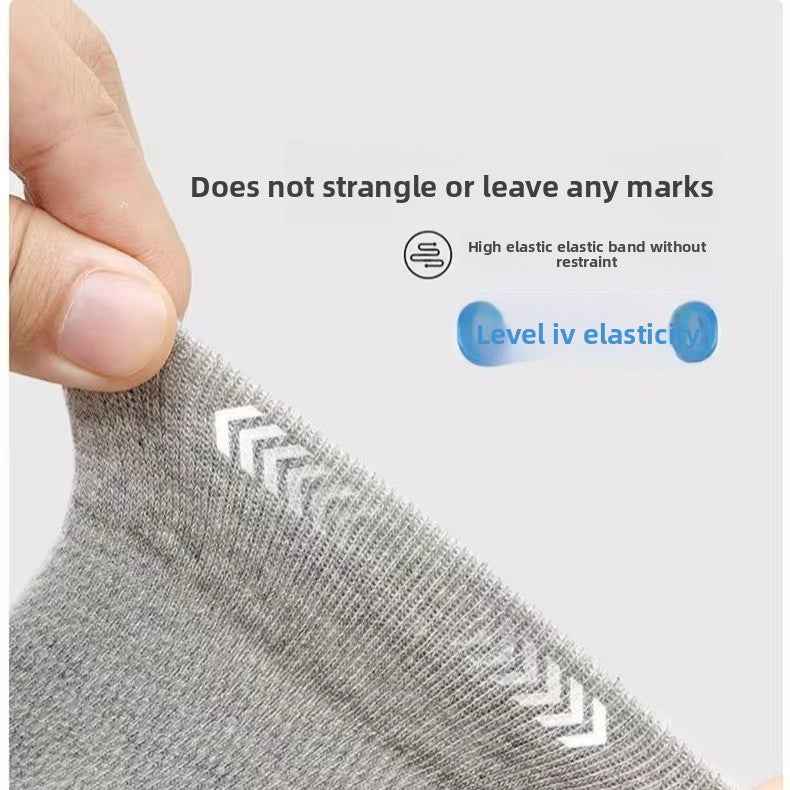 Thin short socks for men's spring and summer