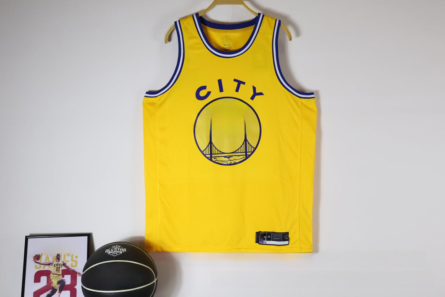 Retro Basketball Jersey Warriors Edition Colouronova
