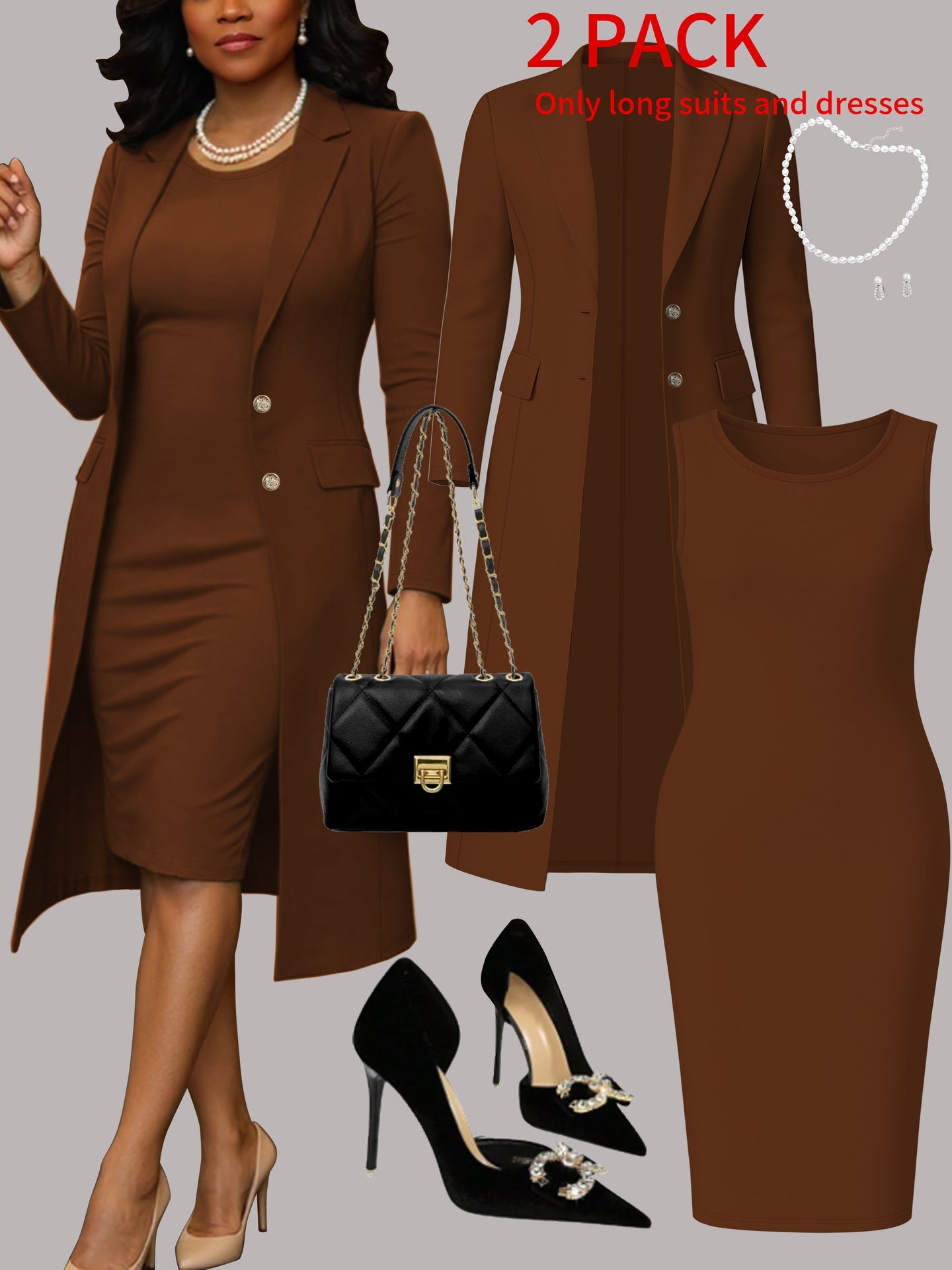 Dress Two-Piece Set Colouronova