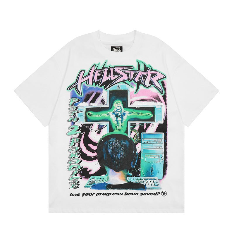 Retro Star Digital T-shirt Colouronova