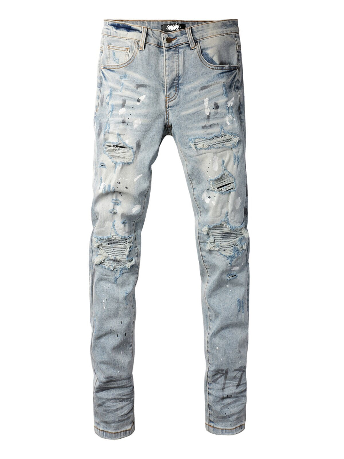 Mens Denim Trousers Colouronova