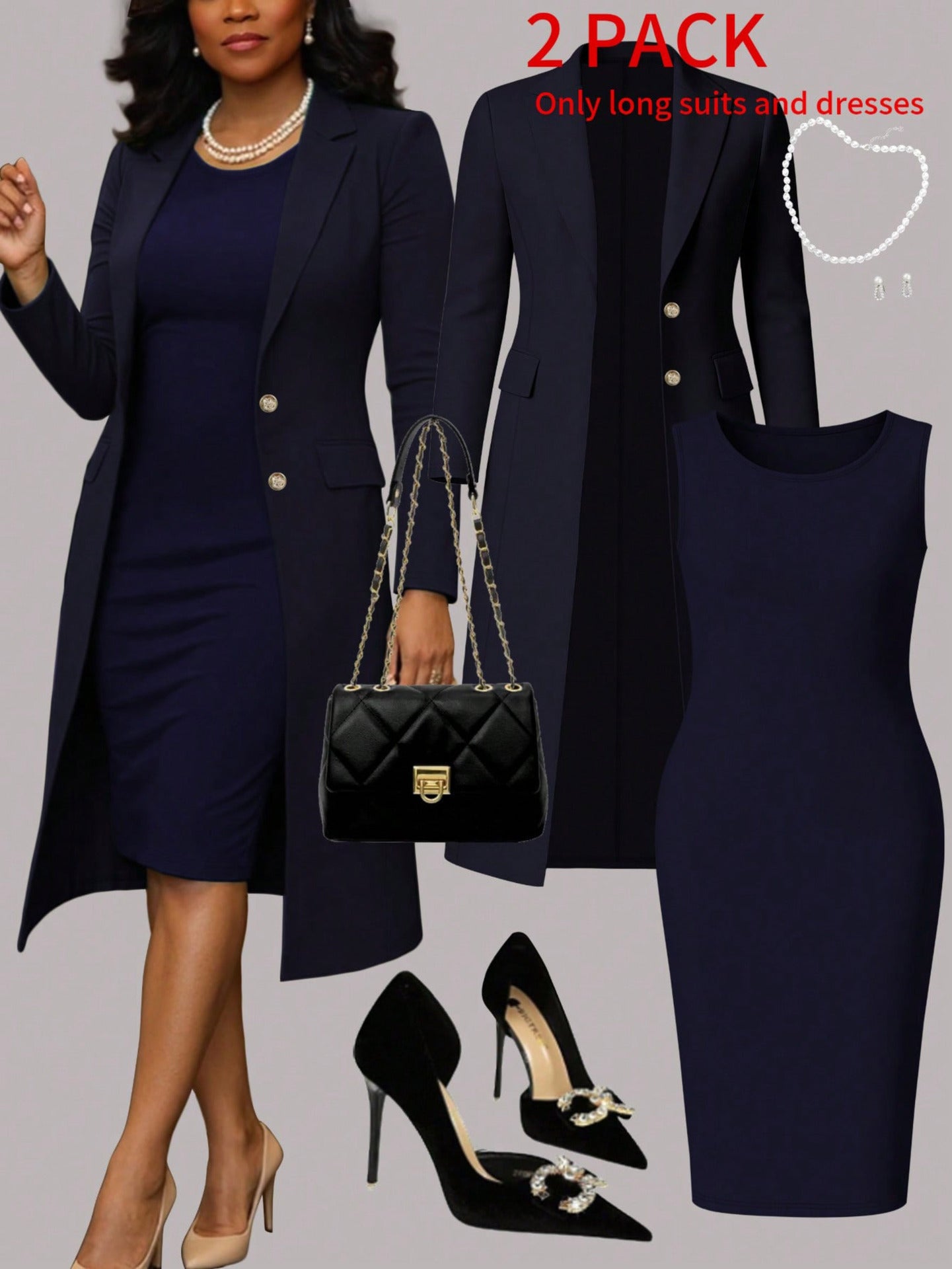 Dress Two-Piece Set Colouronova