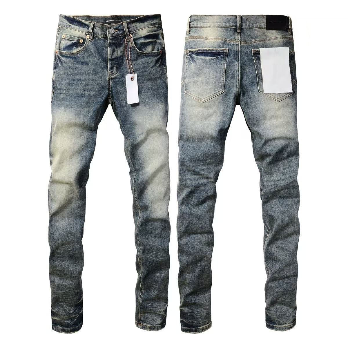 High Street ripped patch jeans Colouronova