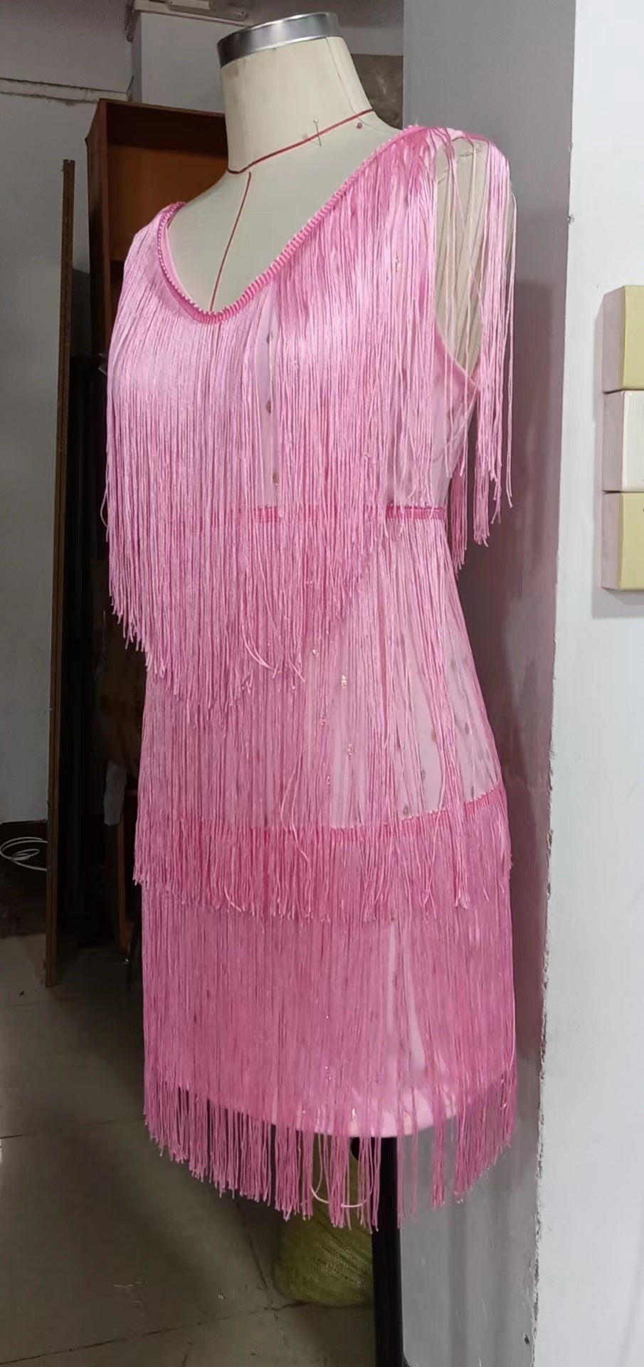 Fringed Dress Colouronova